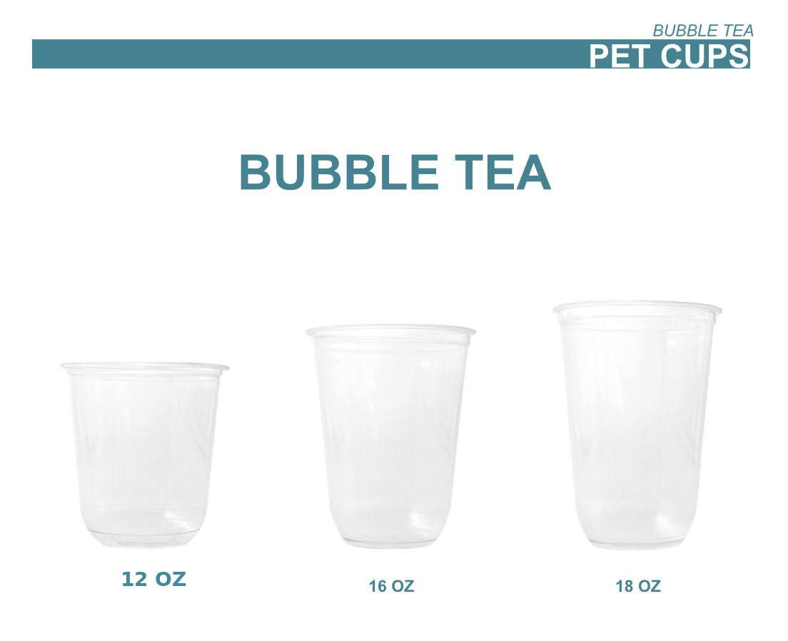 95 DIA PET CUP BUBBLE