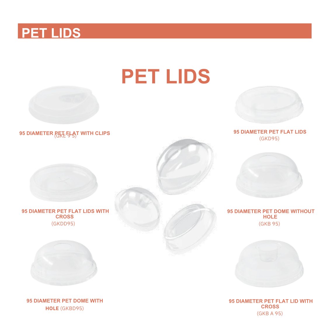 95 DIA PET LIDS